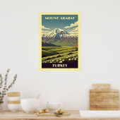 Mount Ararat Turkije V02 Poster (Keuken)
