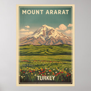 Mount Ararat Turkije V03 Poster