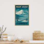 Mount Ararat Turkije V04 Poster (Keuken)