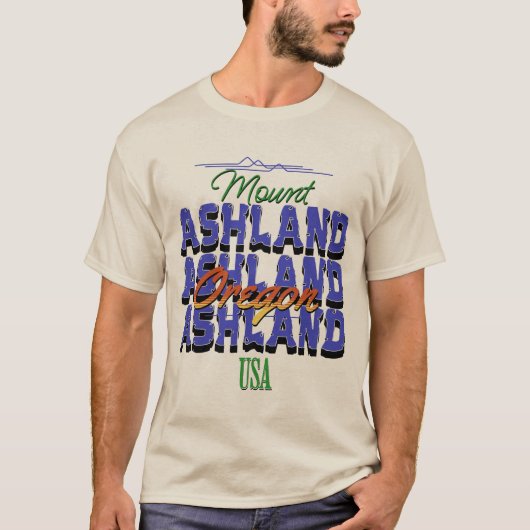 Mount Ashland, Oregon T-shirt (Voorkant)