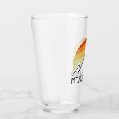 Mount Athabasca Alberta Retro Glas (Rechts)