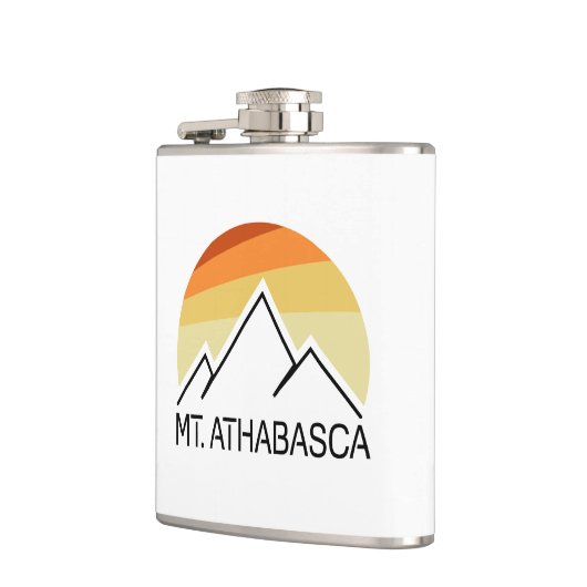 Mount Athabasca Alberta Retro Heupfles (Links)