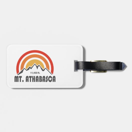 Mount Athabasca Bagagelabel (Achterkant horizontaal)