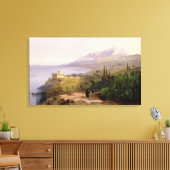 Mount Athos en het klooster van Stavroniketes, 18 Canvas Afdruk (Insitu (Woonkamer))