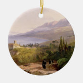 Mount Athos en het klooster van Stavroniketes, 18 Keramisch Ornament (Voorkant)