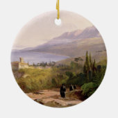 Mount Athos en het klooster van Stavroniketes, 18 Keramisch Ornament (Achterkant)