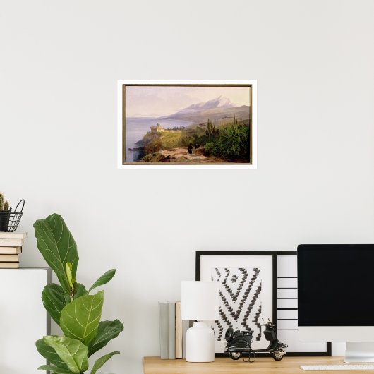 Mount Athos en het klooster van Stavroniketes, 18 Poster (Thuiskantoor)