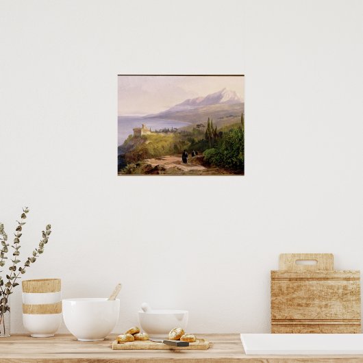 Mount Athos en het klooster van Stavroniketes, 18 Poster (Keuken)