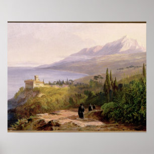 Mount Athos en het klooster van Stavroniketes, 18 Poster