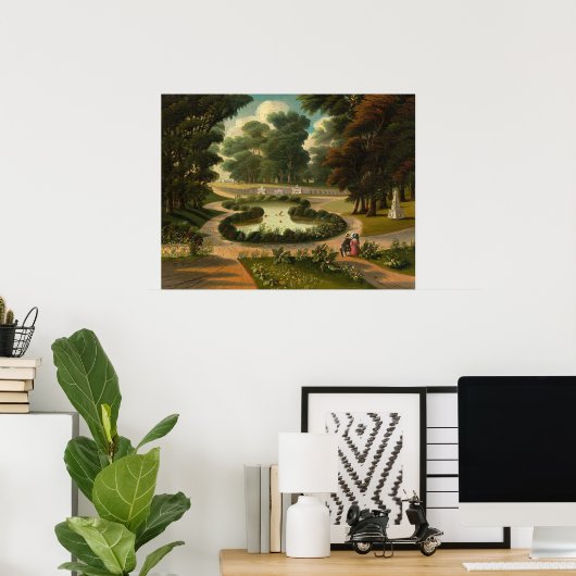 Mount Auburn - Thomas Chambers Fine Art Poster (Thuiskantoor)