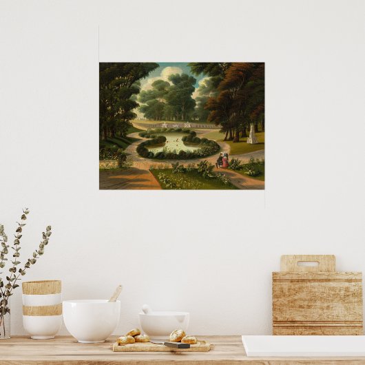 Mount Auburn - Thomas Chambers Fine Art Poster (Keuken)