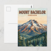 Mount Bachelor Oregon Briefkaart (Voorkant / Achterkant)