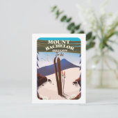 Mount Bachelor Oregon Ski reisposter (Staand voorkant)
