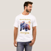 Mount Bachelor ski - Oregon T-shirt (Voorkant volledig)
