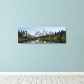 Mount Baker Bellingham WA 36" x 12", 1,5" Canvas Afdruk (Insitu (Houten vloer))