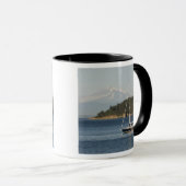Mount Baker domineert het landschap Mok (Voorkant rechts)