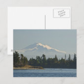 Mount Baker domineert landschap Briefkaart (Voorkant / Achterkant)