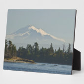 Mount Baker domineert landschap Fotoplaat (Zijkant)