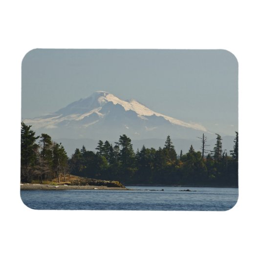 Mount Baker domineert landschap Magneet (Horizontaal)