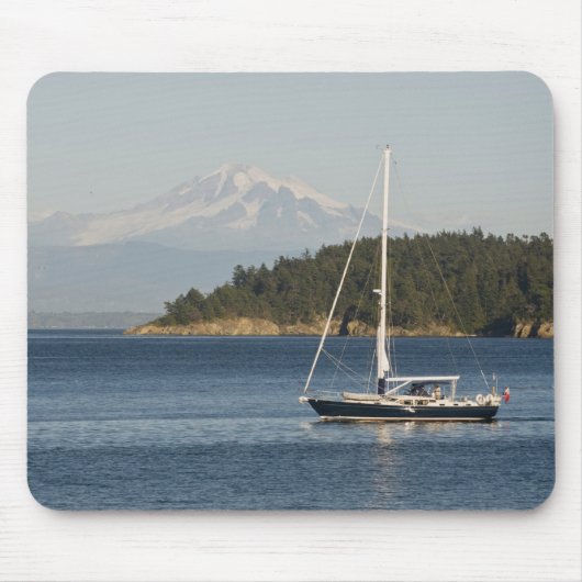 Mount Baker domineert landschap Muismat (Voorkant)
