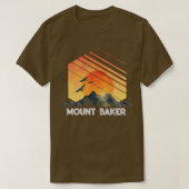 MOUNT BAKER Mountain  Mountains Ski T-shirt (Design voorkant)