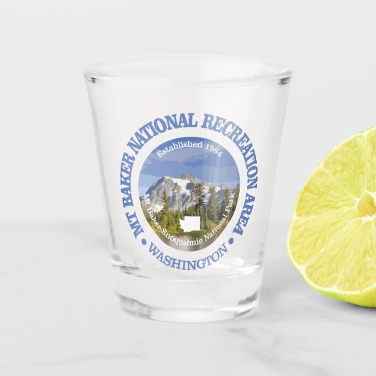 Mount Baker NRA Shot Glas (Voorkant)