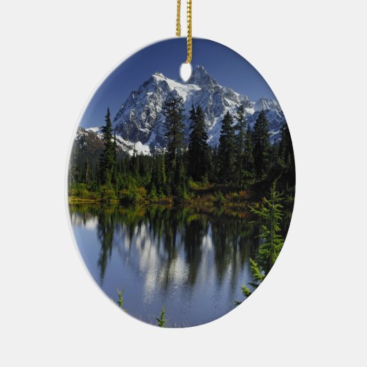 Mount Baker-Snoqualmie National Forest Keramisch Ornament (Rechts)