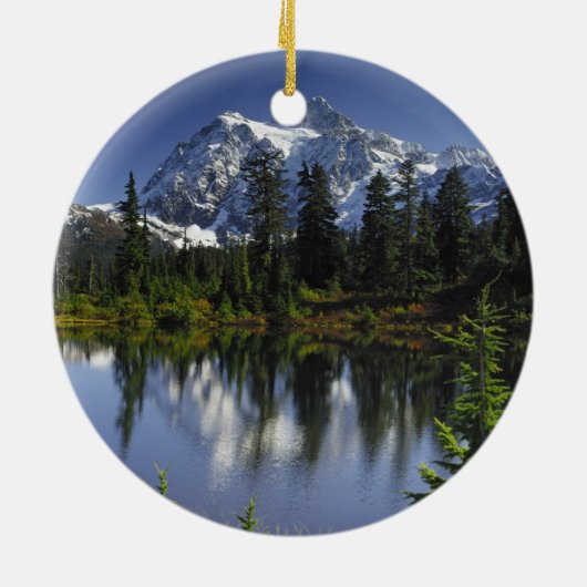 Mount Baker-Snoqualmie National Forest Keramisch Ornament (Achterkant)