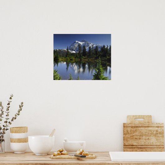 Mount Baker-Snoqualmie National Forest Poster (Keuken)