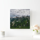 Mount Baker wall clock Vierkante Klok (Huis)