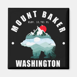 Mount Baker Washington Beer Bergen Ski Magneet