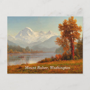 Mount Baker, Washington, fine kunst, Briefkaart