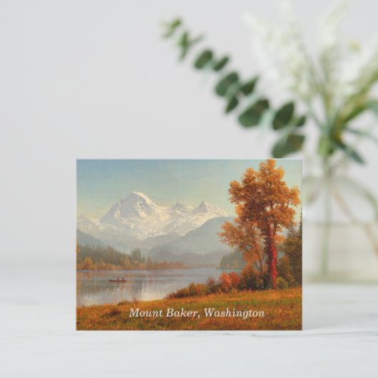 Mount Baker, Washington, fine kunst, Briefkaart (Staand voorkant)
