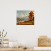 Mount Baker, Washington, kunstdruk, Poster (Keuken)