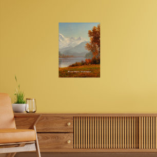 Mount Baker, Washington, kunstdruk, Poster
