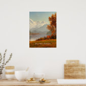 Mount Baker, Washington, kunstdruk, Poster (Keuken)