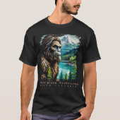 Mount Baker Washington Sasquatch Schitterend uitzi T-shirt (Voorkant)
