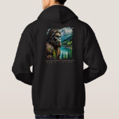 Mount Baker Washington Sasquatch Trui Hoodie (Achterkant)