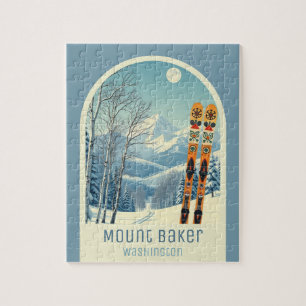 Mount Baker Washington skioord Puzzel