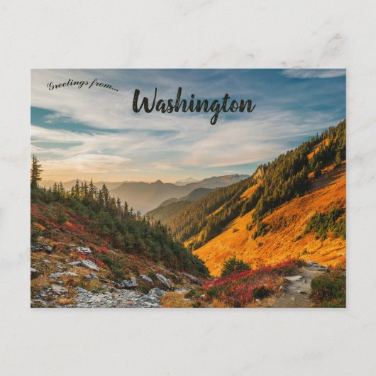 Mount Baker Washington USA Briefkaart (Voorkant)