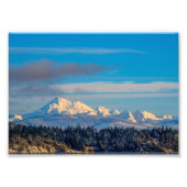 Mount Baker Winter Foto Afdruk (Voorkant)