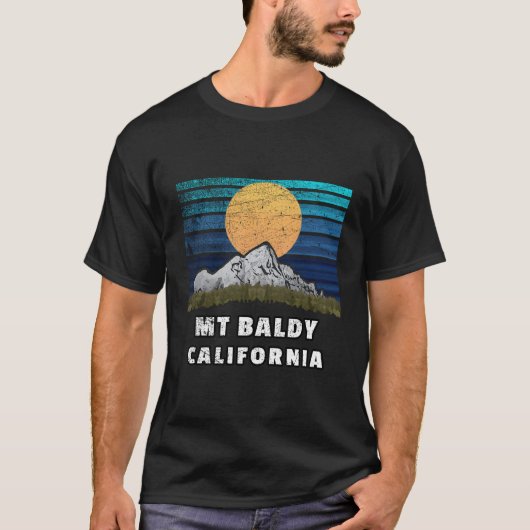 Mount Baldy California Mountain Scenery T-shirt (Voorkant)