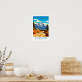 Mount Baldy California Travel Print (Keuken)