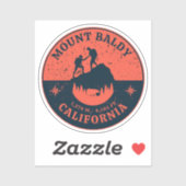 Mount Baldy Wandelen, Montana Alpine Pass Sticker (Vel)