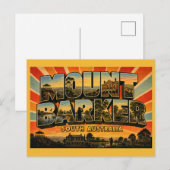 Mount Barker SA Adelaide Hills Vintage Briefkaart (Voorkant / Achterkant)
