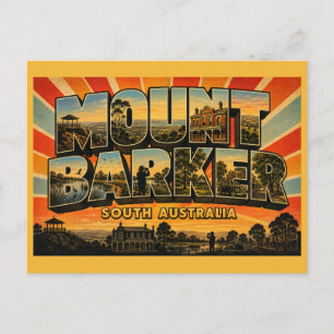 Mount Barker SA Adelaide Hills Vintage Briefkaart