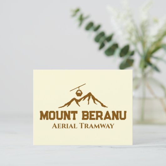 Mount Beranu Aerial Tramway - Briefkaart (Staand voorkant)