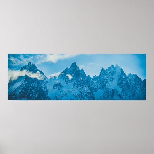 Mount Blanc Chamonix Poster (Voorkant)