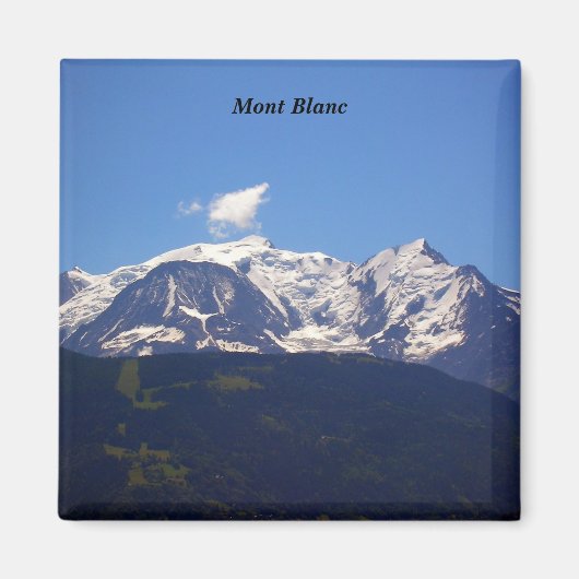 Mount Blanc Magneet (Voorkant)
