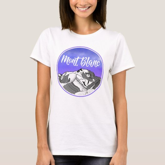 Mount Blanc T-shirt (Voorkant)